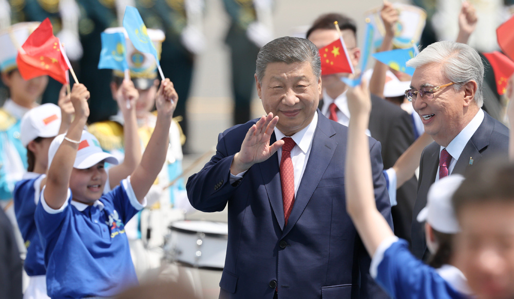 習(xí)近平抵達(dá)阿斯塔納出席第二屆中國(guó)—中亞峰會(huì)